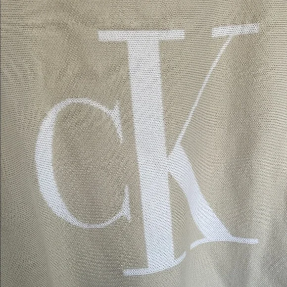 Calvin Klein Women's Beige Crew Neck Sweater - Picture 3 of 6